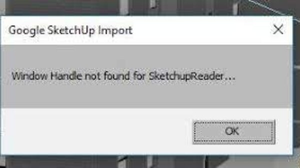 lỗi khi import file sketchup vào 3ds
