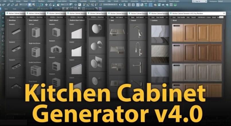 Kitchen Cabinet Generator V4.0